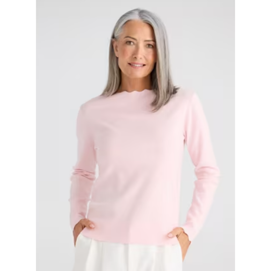 Brave & True - Jaden Pink Knit Top
