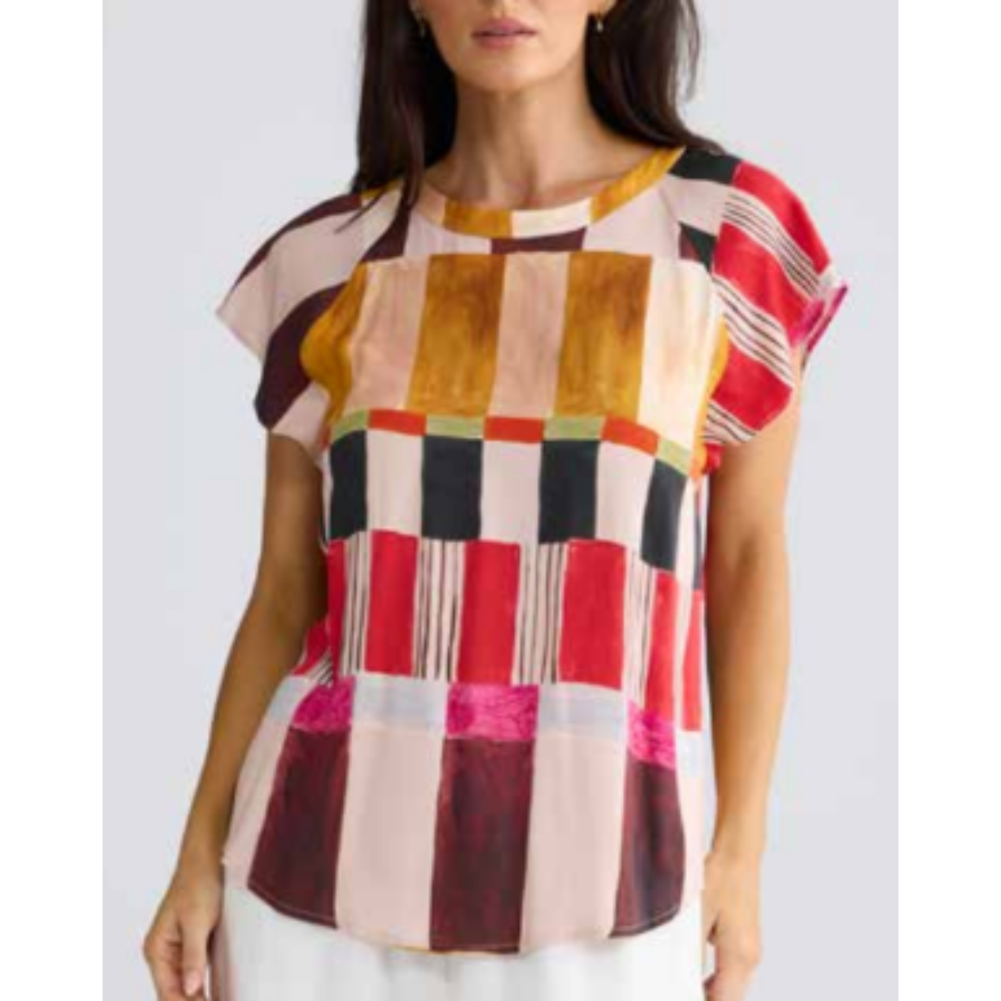 Boulevard Top | Painterly Geo