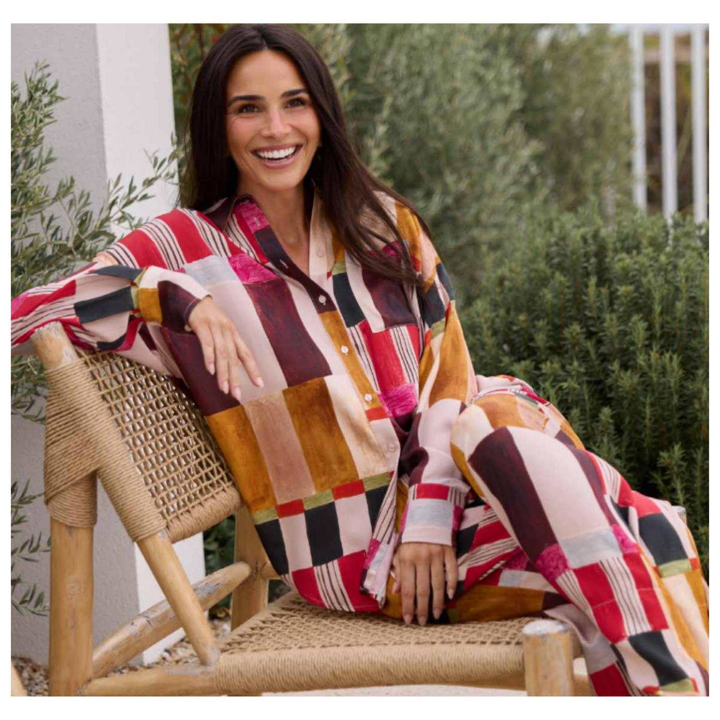 Glenda Shirt | Painterly Geo