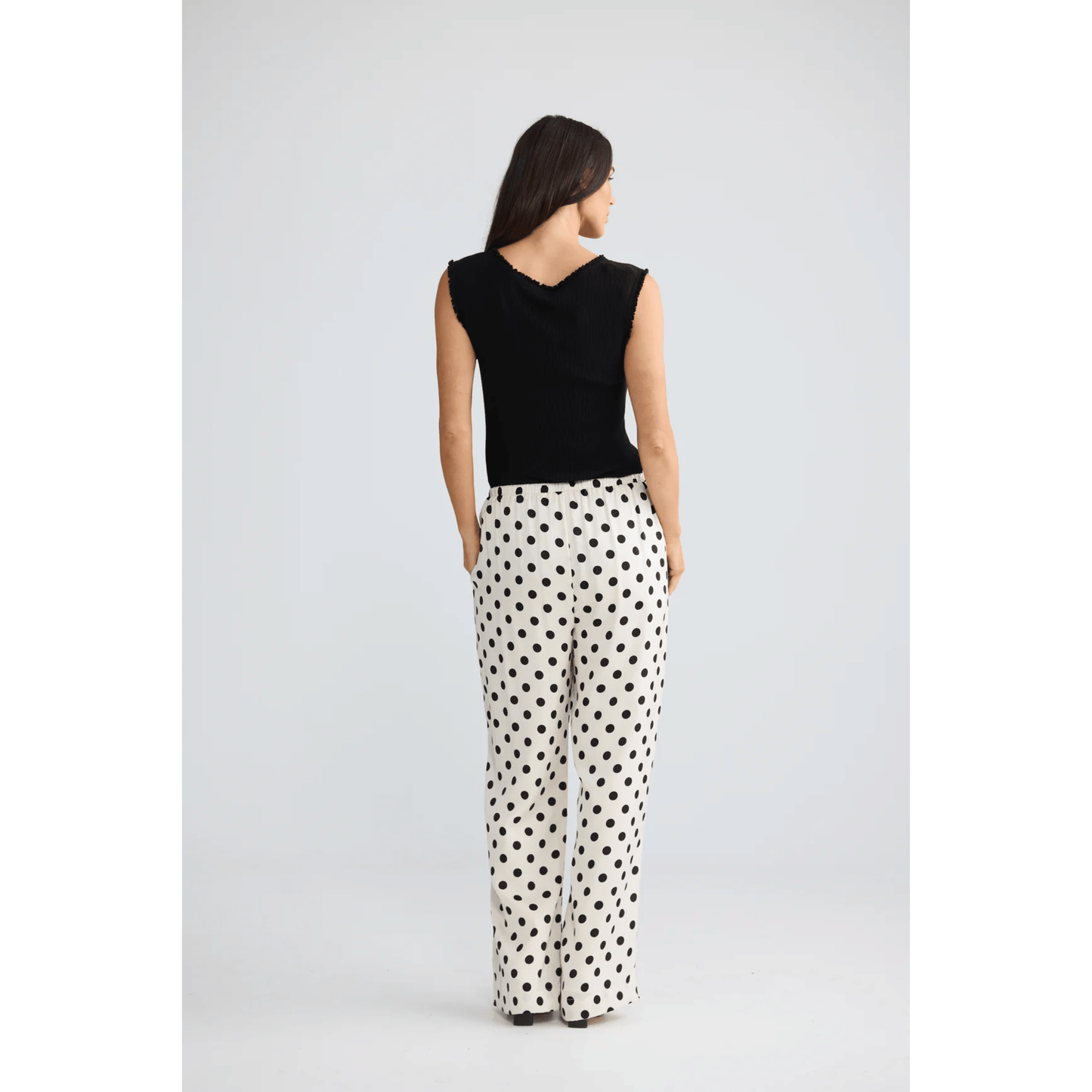 Boulevard Pant | Ivory Spot