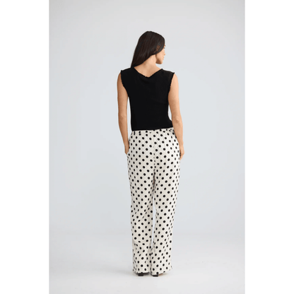 Boulevard Pant | Ivory Spot