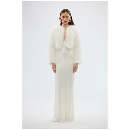 Bubish - Manhattan Crop Jacket | White