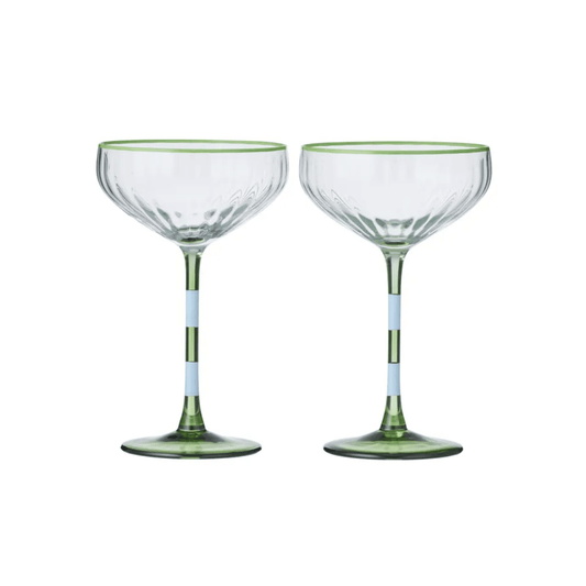 Lena Coupe Glasses | Set 2 | PICKUP INSTORE ONLY