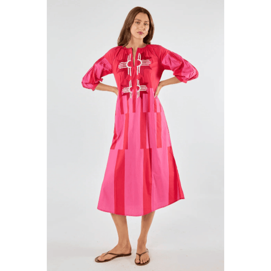 Cension Embroidered Kaftan | Pink | Itami
