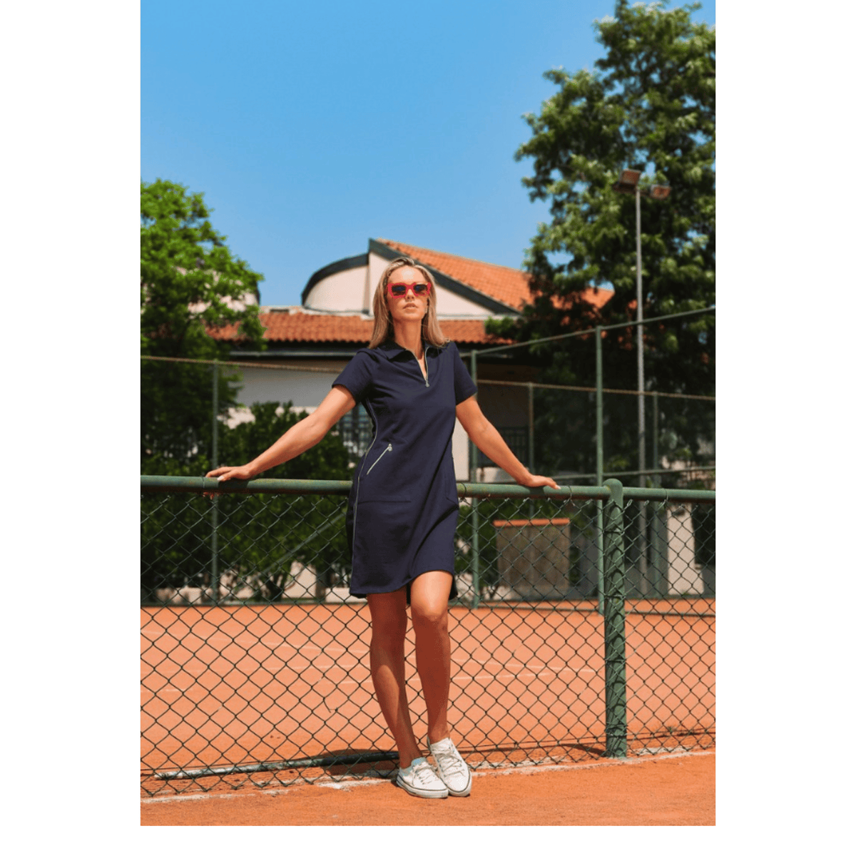 Eda Dress | Navy