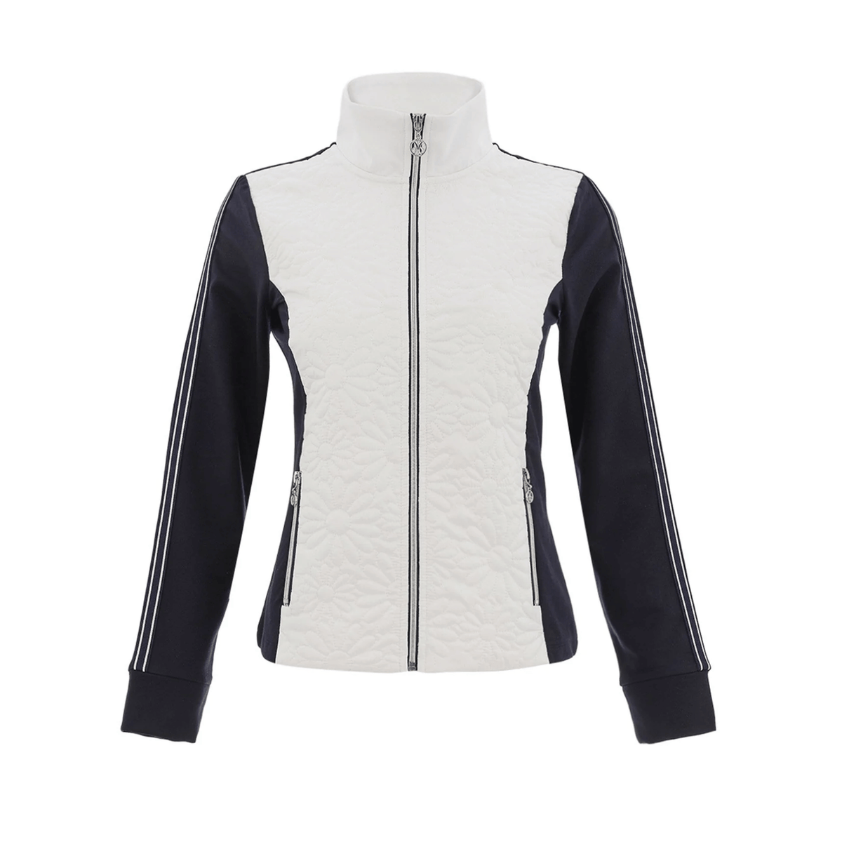 Berta Active Jacket | Navy/White