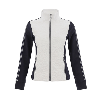 Berta Active Jacket | Navy/White