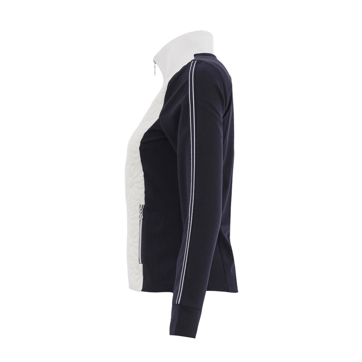 Berta Active Jacket | Navy/White