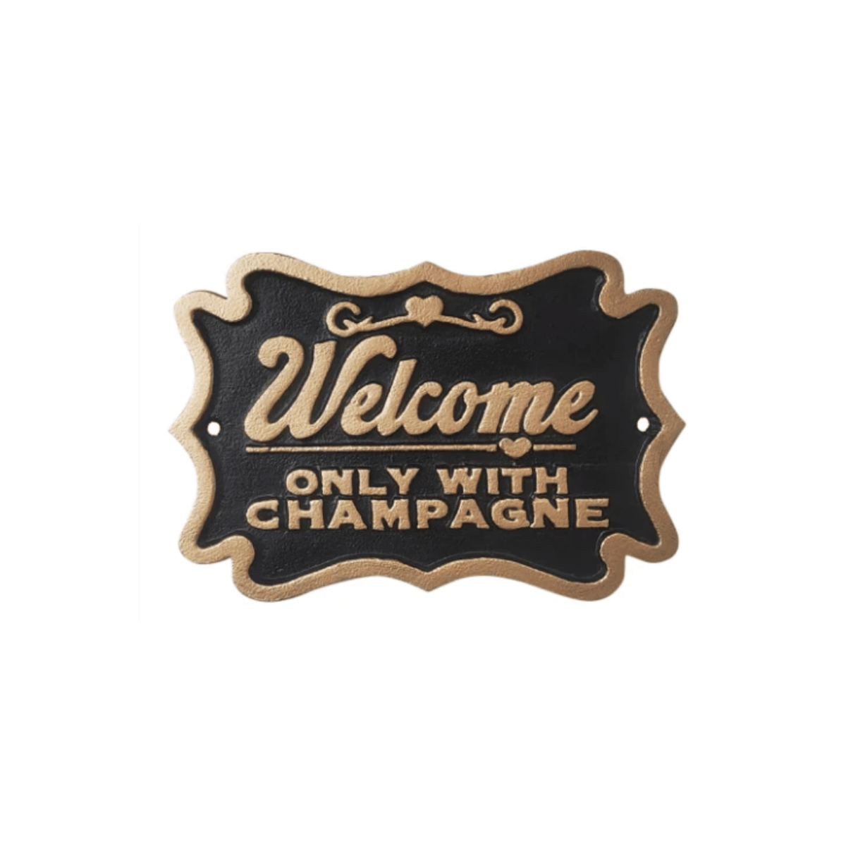 Champagne Sign | Cast Iron