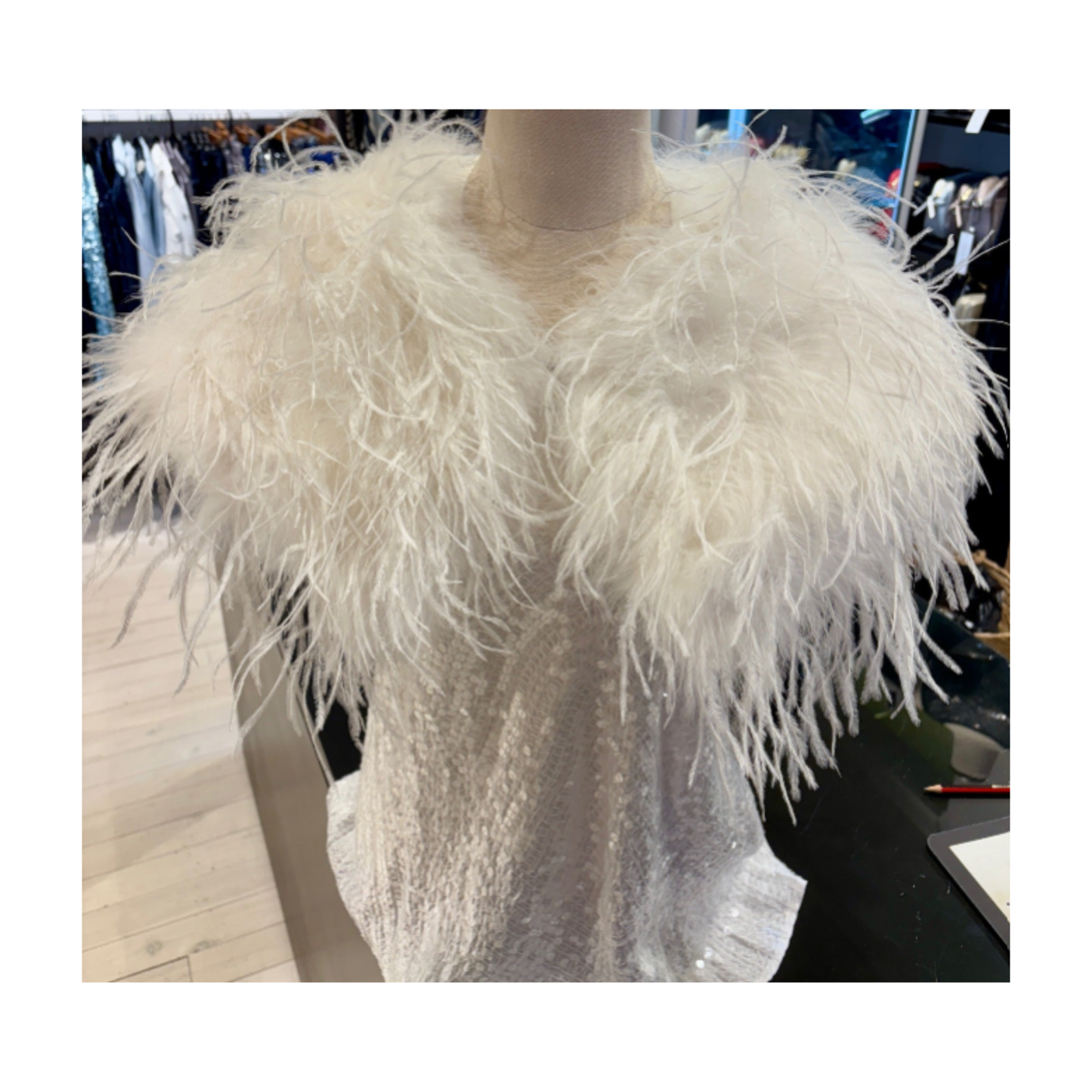 Edna Wrap Shrug | White