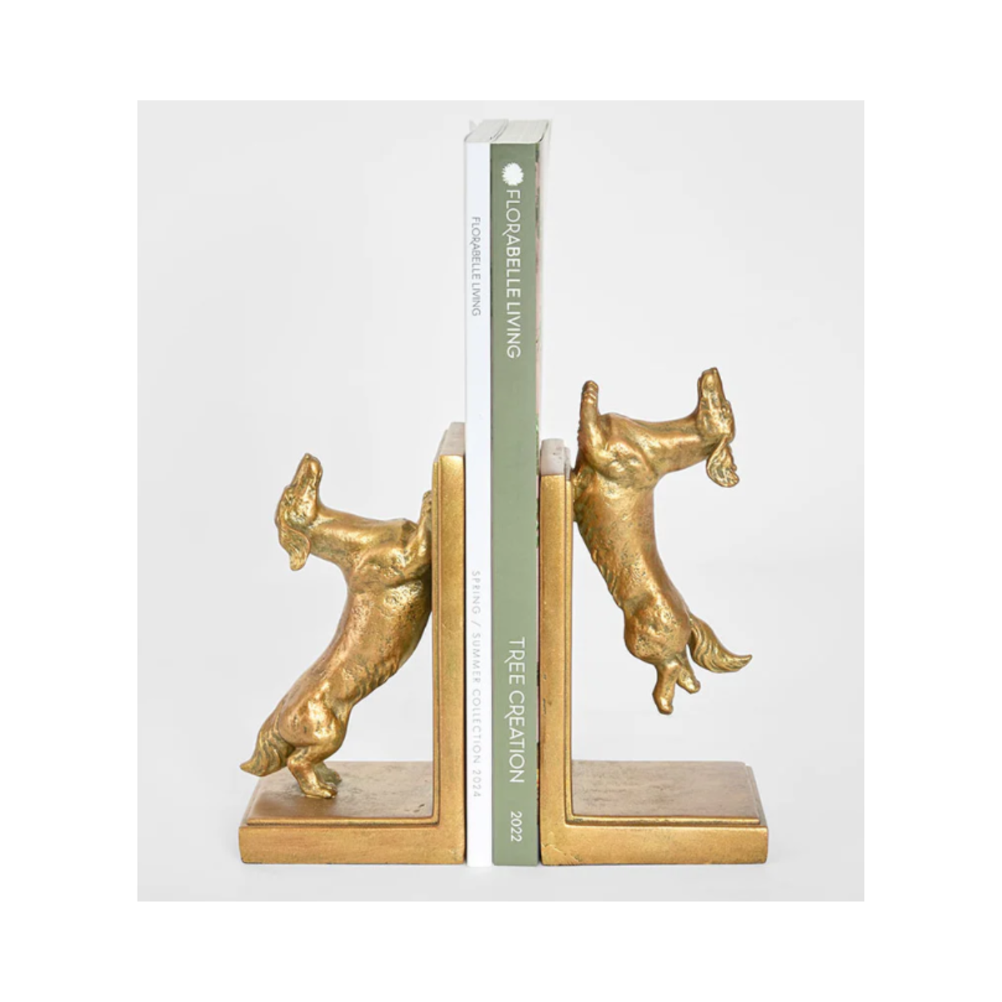 Jumping Dachshunds Bookends | PICK-UP INSTORE ONLY