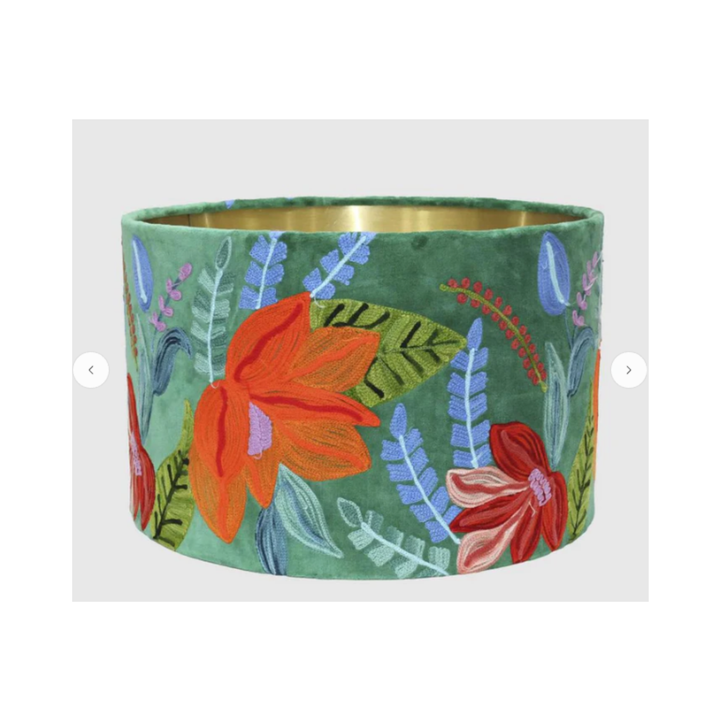 Tropical Drum Shade | Green | PICK-UP INSTORE ONLY