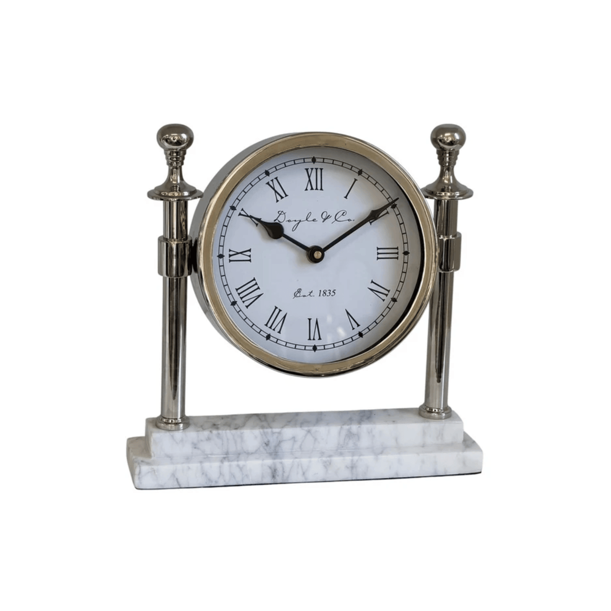 Buckingham Clock | Silver | PICKUP INSTORE ONLY