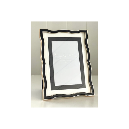 Vogue Black Enamel 4x6 Photo Frame | PICK-UP INSTORE ONLY