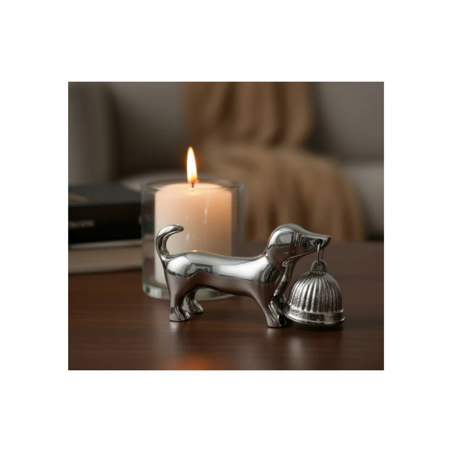 Hector the Dog Candle Snuffer | Silver