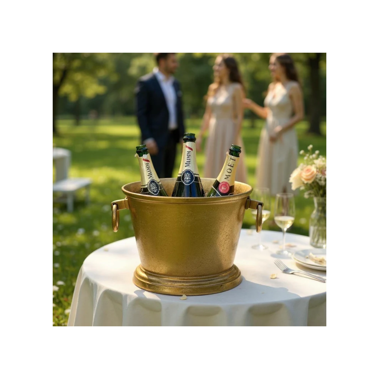Roman Champagne Bucket | Antique Gold | PICK-UP INSTORE ONLY