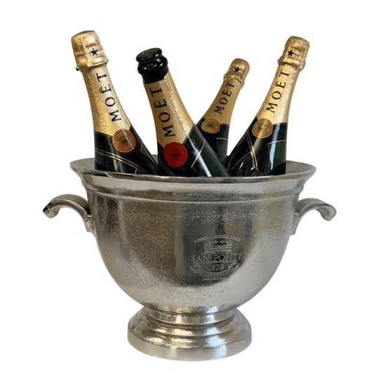 San Ponti Champagne Bucket | Silver | PICKUP INSTORE ONLY