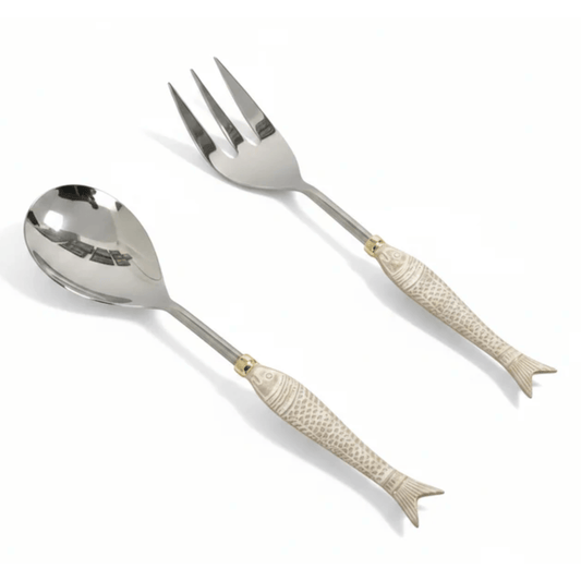 Fish Salad Servers | Stainless Steel