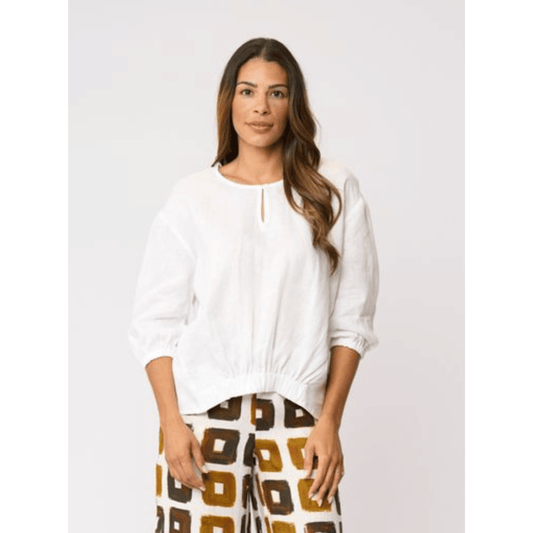 Re-Flex-ion Top | White| Foil