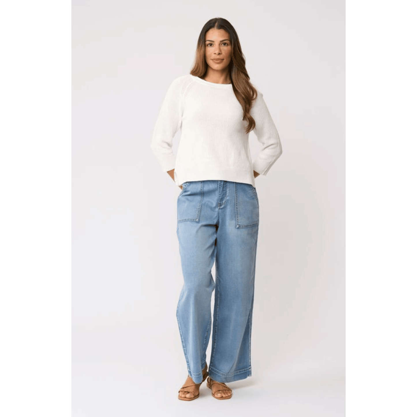 Loop Me In Knit Sweater | Vanilla