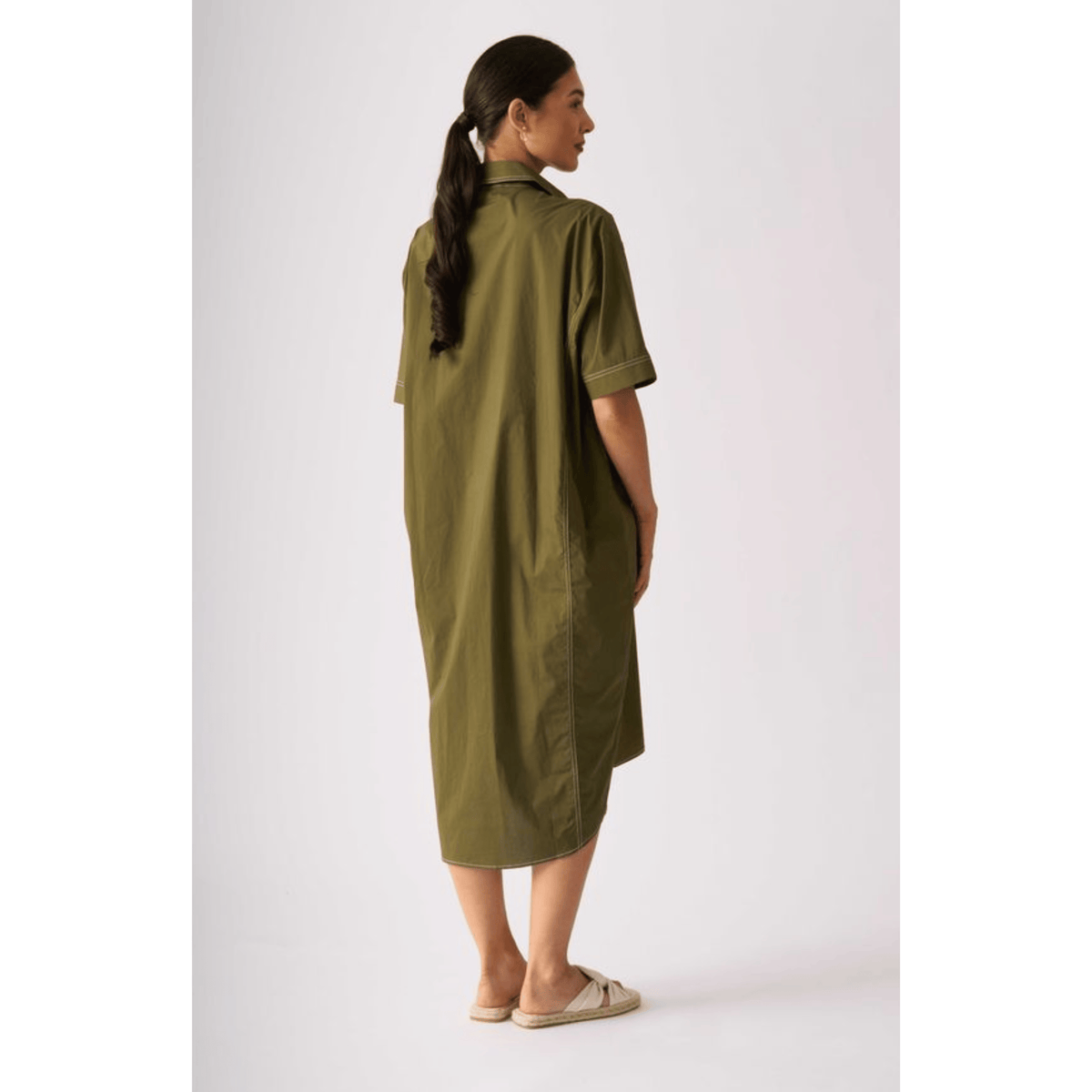 Are You Thready Dress | Olive