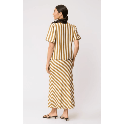Stripe Right Skirt | Gilded Stripe