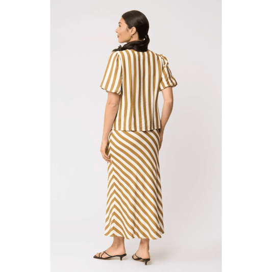 Stripe Right Skirt | Gilded Stripe