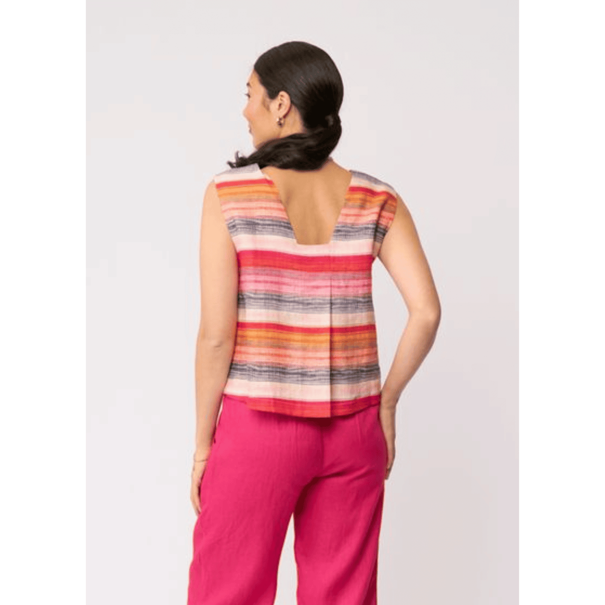 It's Only Natural Top | Sunset Stripe | Foil