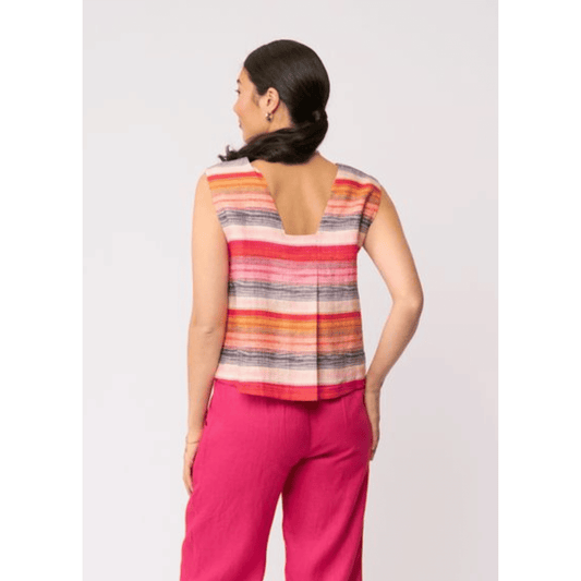 It's Only Natural Top | Sunset Stripe | Foil