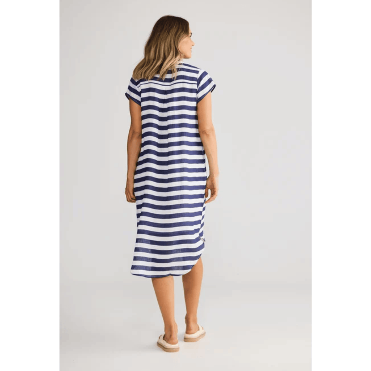Ahoy Tunic Dress | Navy Stripe | Holiday
