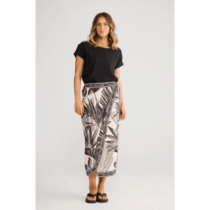 Ocean Sarong Skirt | Sunset Palm - Holiday