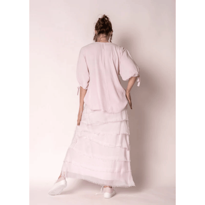 Fifi Silk Skirt | Modena Pink