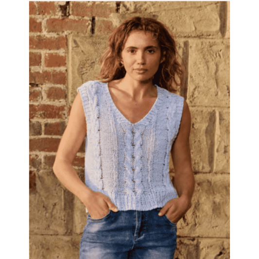 Josie Vest | Blue - Italian Star