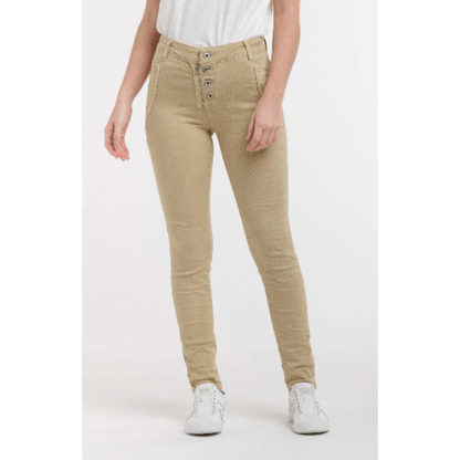 Italian Star - 4 Button Jean | Clay