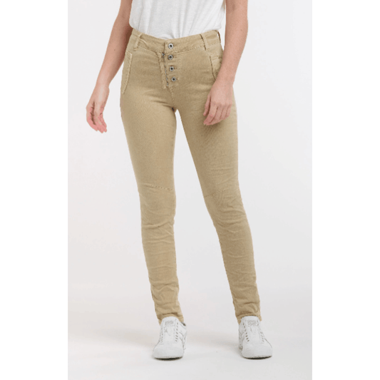 Italian Star - 4 Button Jean | Clay