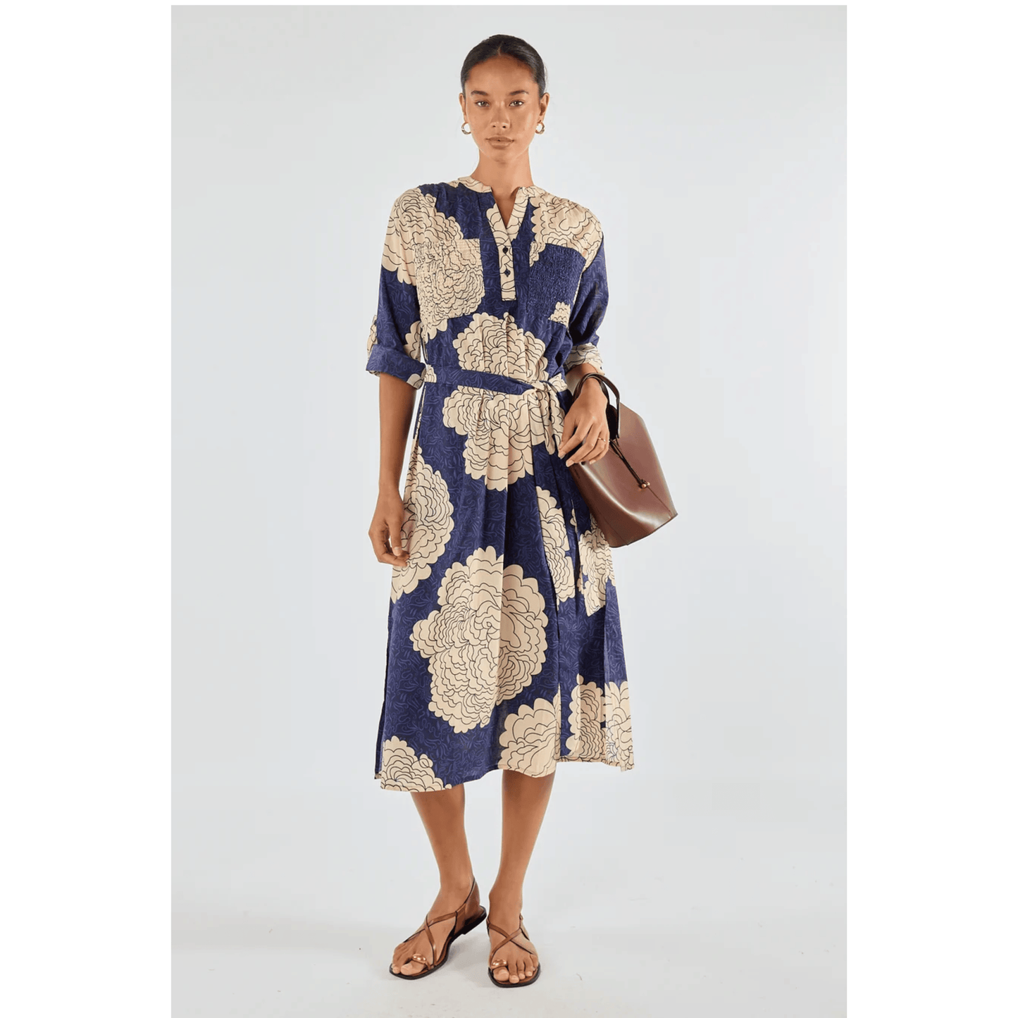 Orient Dress | Navy | Itami