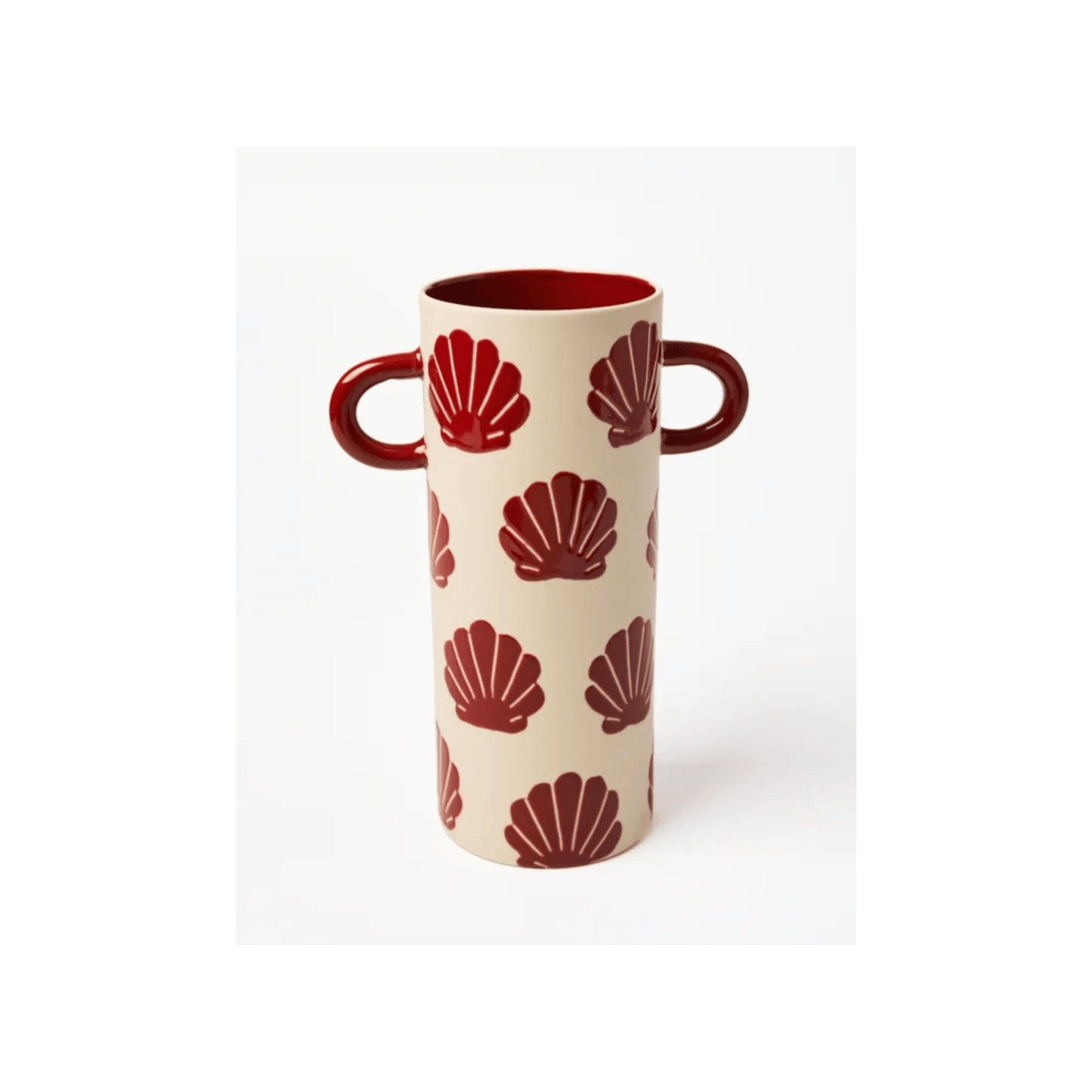 Griffe Burgundy Shell Vase | PICKUP INSTORE ONLY