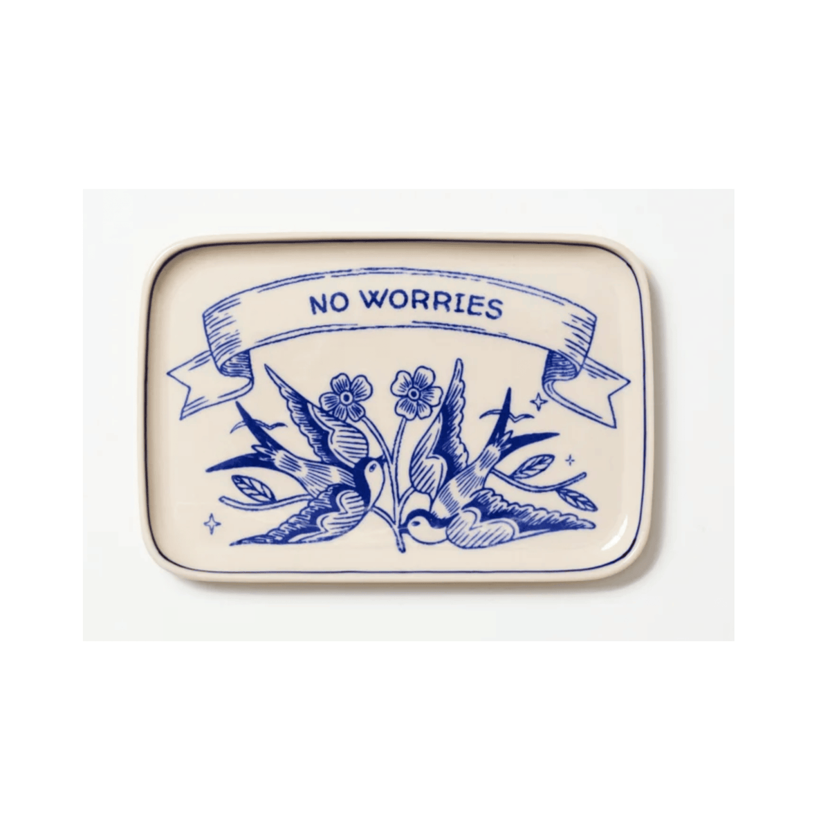 No Worries Plate | Inked | PICKUP INSTORE ONLY