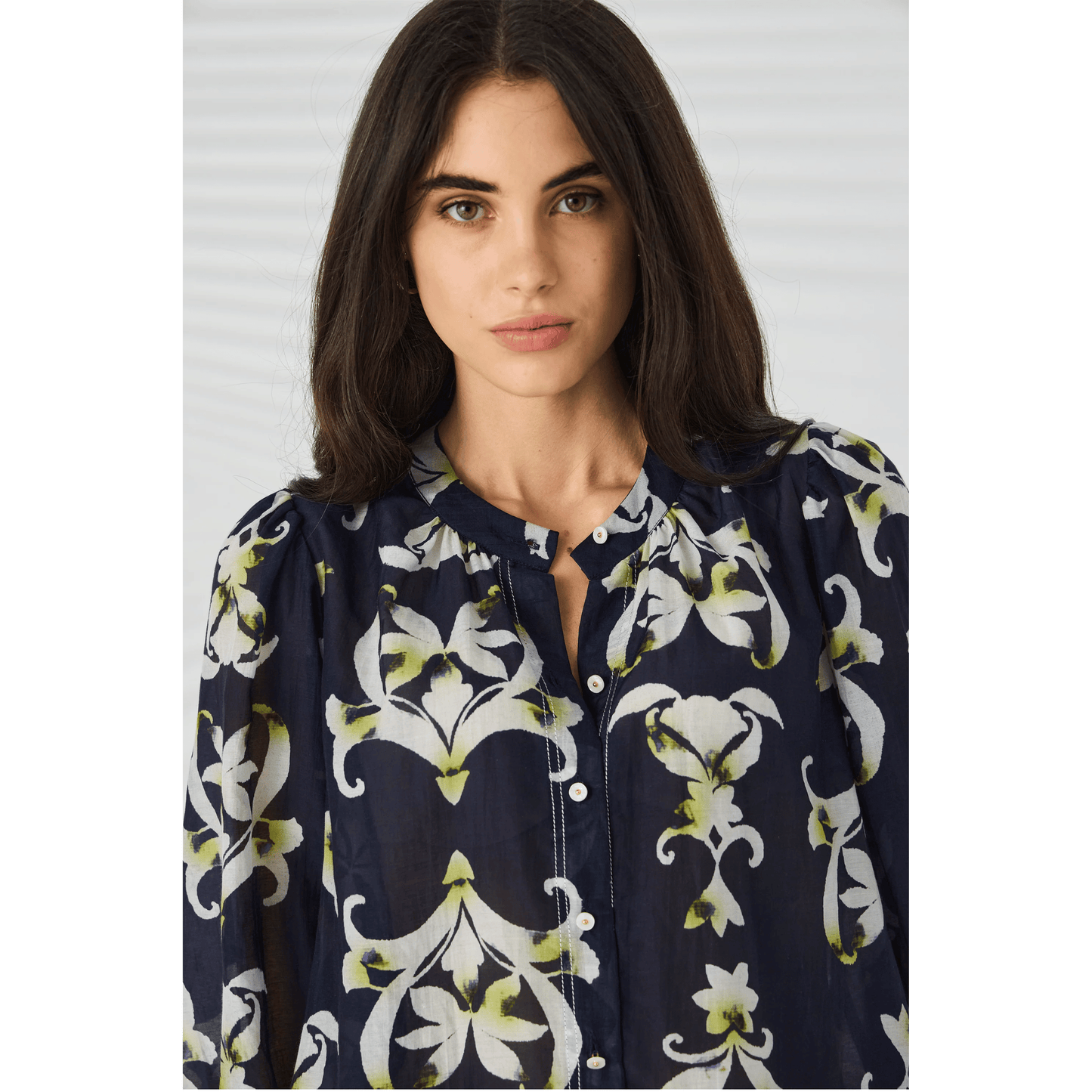 Montage Shirt | Indigo | Lania