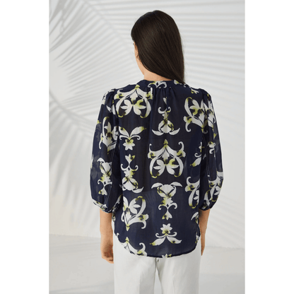 Montage Shirt | Indigo | Lania