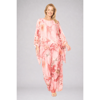 Ronda Top | Floral Pink | La Strada