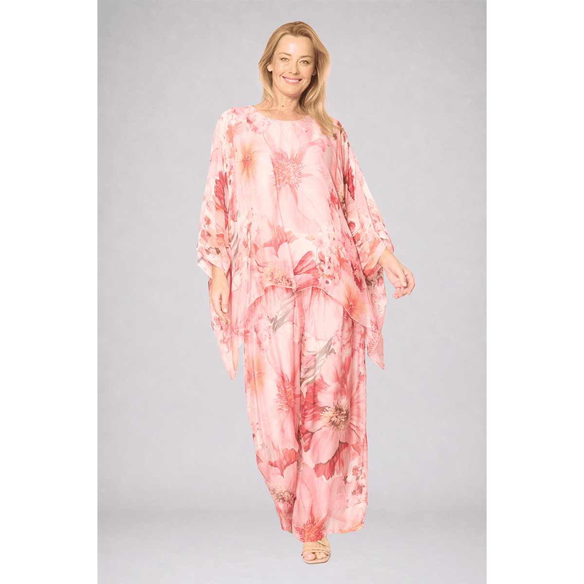 Cudillero Pants | Floral Pink | La Strada