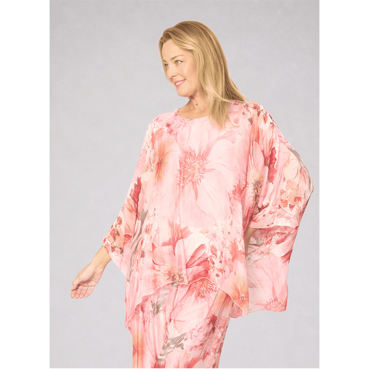 Ronda Top | Floral Pink | La Strada