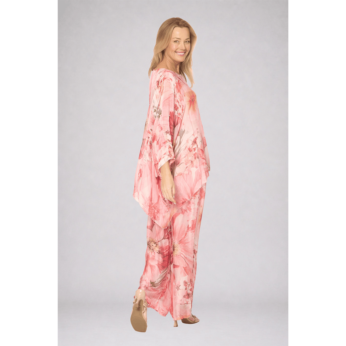 Cudillero Pants | Floral Pink | La Strada