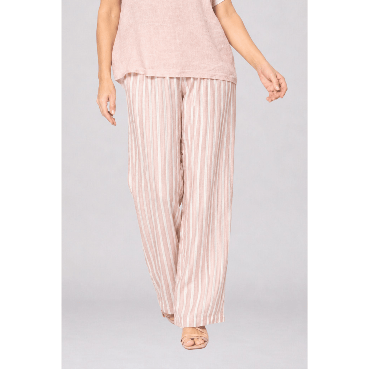 Ainsa Pants | White/Rosa | La Strada