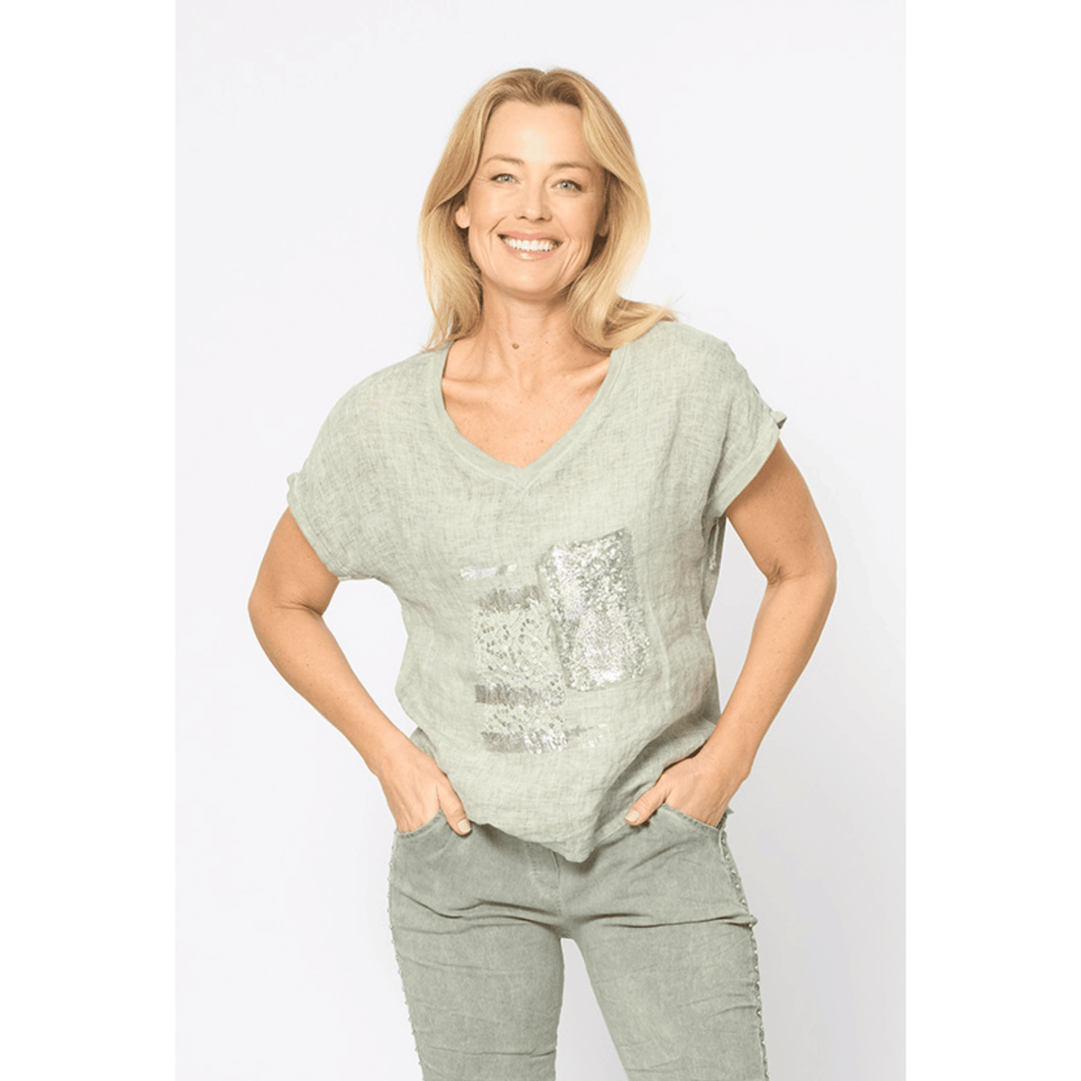 Andalucia Top | Military/Khaki | La Strada