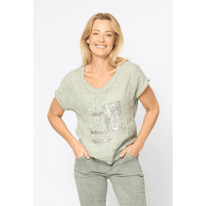 Andalucia Top | Military/Khaki | La Strada