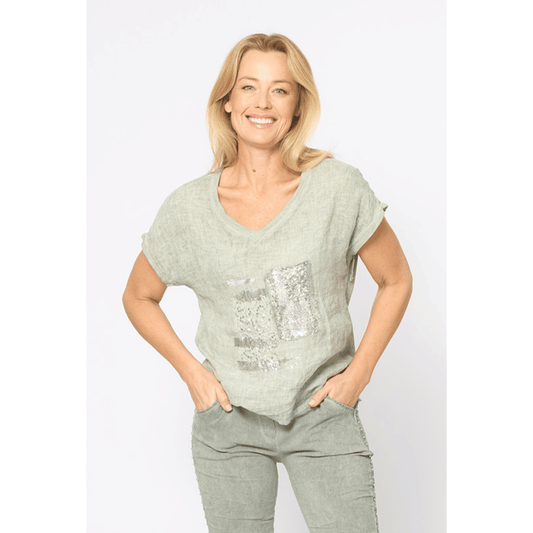 Andalucia Top | Military/Khaki | La Strada