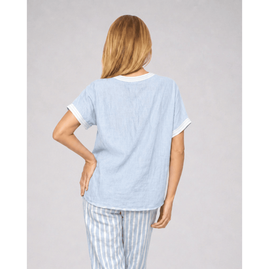Cadiz Top | Celeste | La Strada