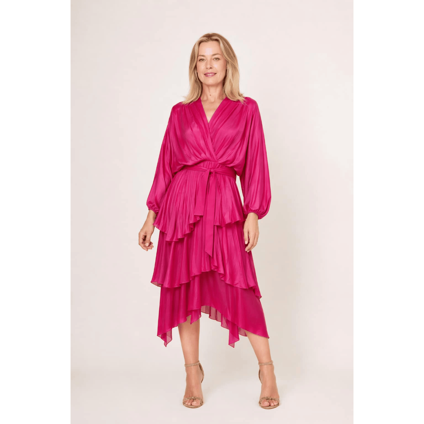 Lola Dress | Fuxia